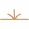 Ekena Millwork Richland Timber Gable Bracket, Western Red Cedar, 84"W x 45"H x 1 1/2"D x 3 1/2"F, 13/12 Pitch GBW084X45X0204RIC00SWR - alternate 2